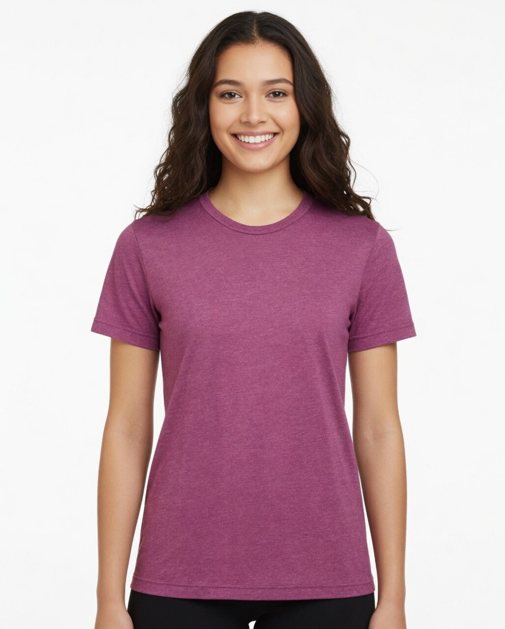 BELLA + CANVAS CVC Triblend Short Sleeve Crewneck T-Shirt for Custom Printing & Lightweight Casual Wear Tee